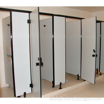 Durable and exquisite design cheap compact HPL public toilet cubicle partition